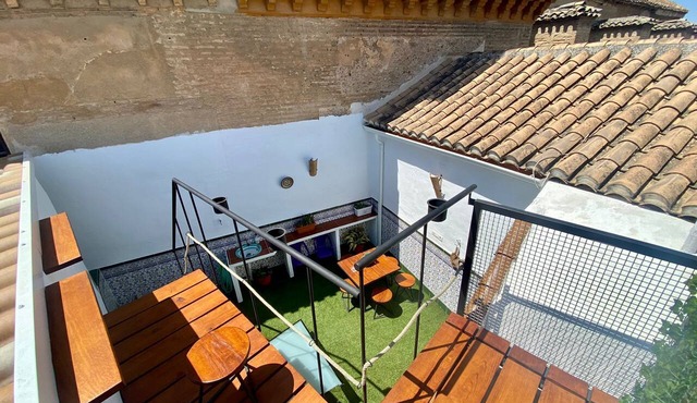 Typical Granada house in the Mirador de San Cristóbal - Albaicín