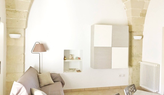 Typical house in Leccese stone, near Otranto and Porto Badisco