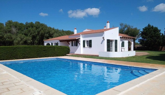 Typical Menorcan rural house close to virgin coves