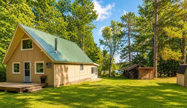 Unique A-Frame w/ Bonus Cabin Near Lake Missaukee