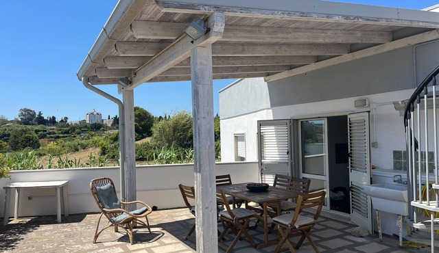 Unique apartment with 2 large terraces, 4 mins walk from Otranto centre and sea