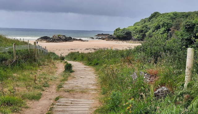 Unique beachfront cottage at Fintra Bay Donegal