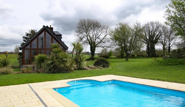 Unique house with pool and landscaped park in Saint-Michel-de-Montjoie
