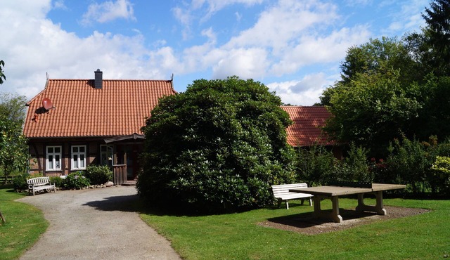 Unique half-timbered house on a park-like plot with fantastic views