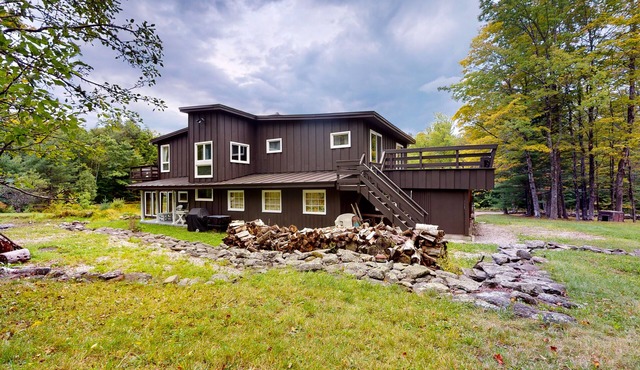 Unique & quaint home with loads of character, firepit, two wood stoves, & grill