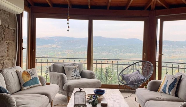 Unique stone house with a magnificent valley view