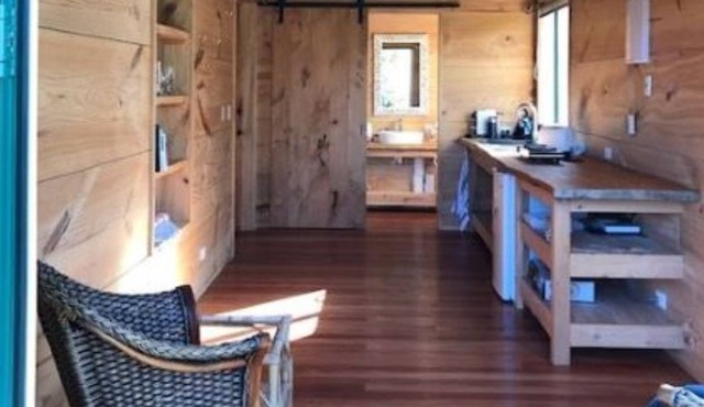 Unique Studio for 2 with mezzanine bedroom - located on coastal farm