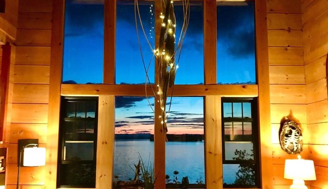 Unique Waterfront Overlooking Mount Katahdin