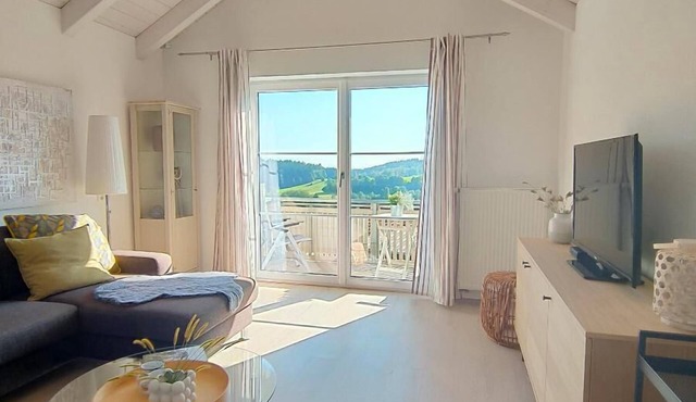 Unique vacation apartment (90sqm) in a quiet location with east and south-facing balconies and Finnish sauna