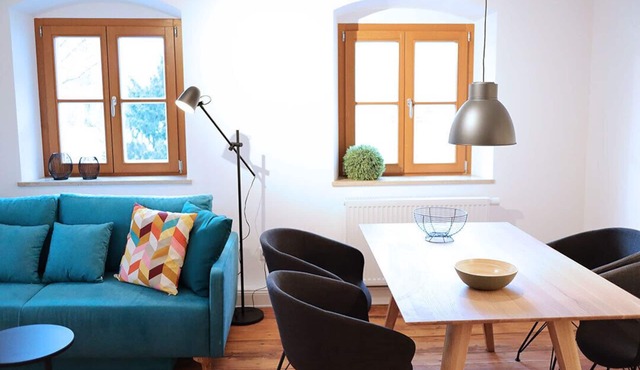 Unique vacation apartment W11.4 with a view of the Danube