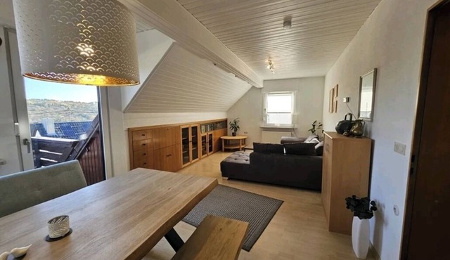 Unique view in the natural apartment Pfalzpanorama! Pet friendly