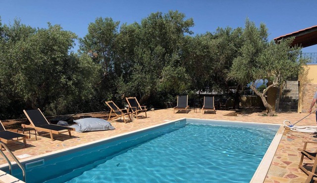 Unique Villa with large Garden and Private Pool with views of Monemvasia Castle