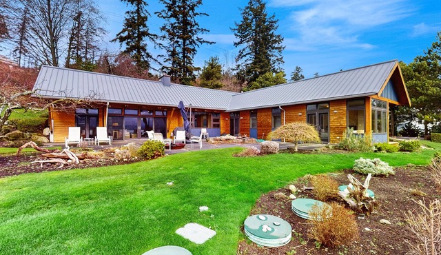 Unparalleled waterfront luxury with breathtaking island views
