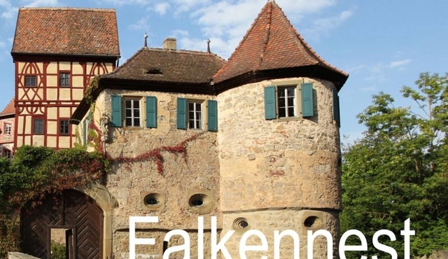 Unsleben moated castle, falcon's nest