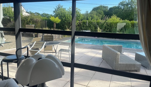 Unsuspected paradise with swimming pool on the moors in Baden