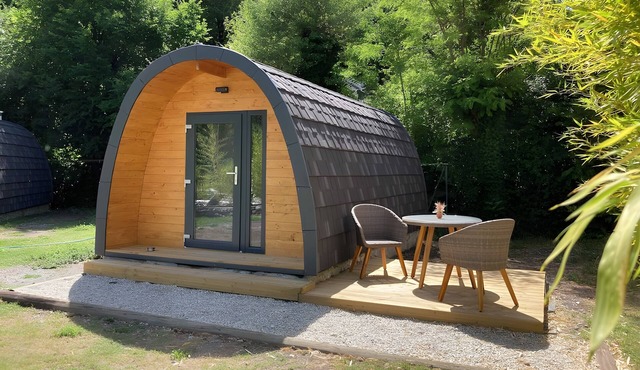 Unusual accommodation: pod, 2 persons