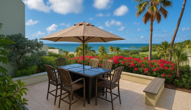 Unwind at updated “VILLA SERENITY”, panoramic views, quiet beach