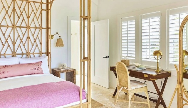 Unwind in a Stylish Villa Overlooking Pink Sand Paradise & Turquoise Waters