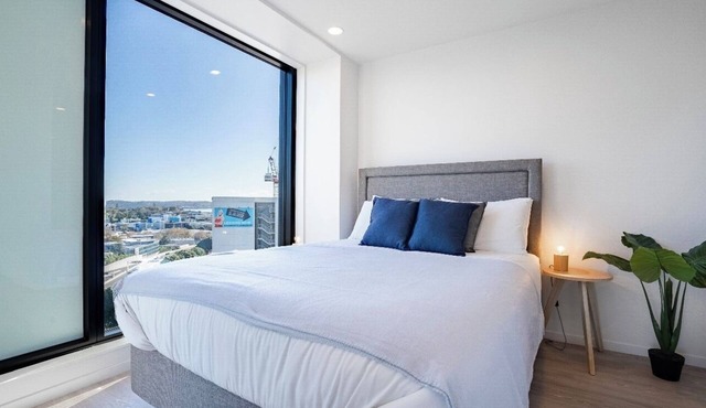 Up in the cloud with entire view of Ponsonby