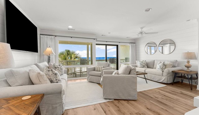 Updated Latitude 29 #34 Beachfront w/Heated Pool, Hot Tub, Grills, Free Golf!