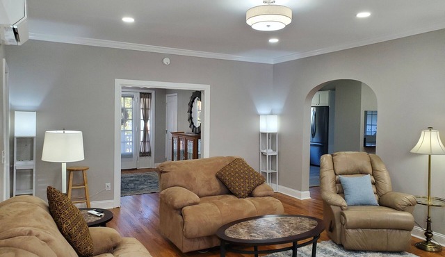 Updated Retro Retreat + Patio/Grill - 5 Min Walk to Town
