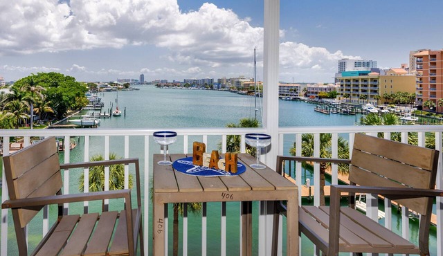 Updated Unit! Prime Location! Balcony, Waterfront Pool! FREE Activities! ~ 406 Dockside