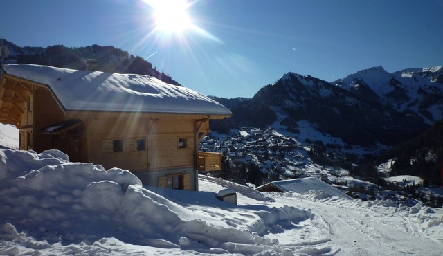 Upscale chalet not far from the ski slopes