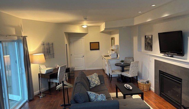 Upscale Studio close to airport, ferries and downtown VictorianPet friendly