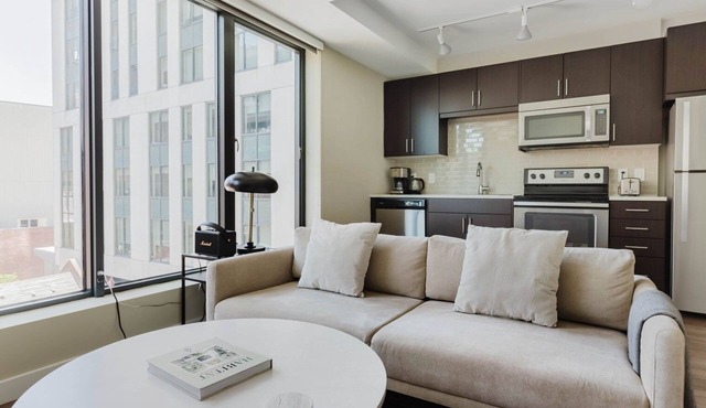Upscale Theater Dist 1BR w/Gym, near Entertainment & T, by Blueground