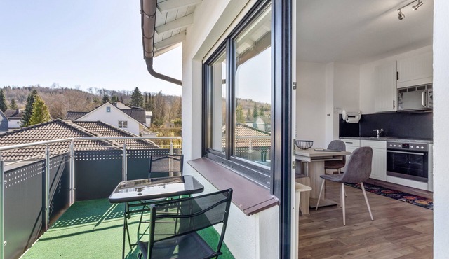 Upstairs Apartment with Private Balcony and Internet