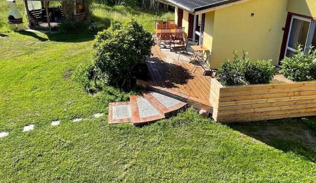 Vacation apartment at Düstersee with terrace and sauna in your own garden