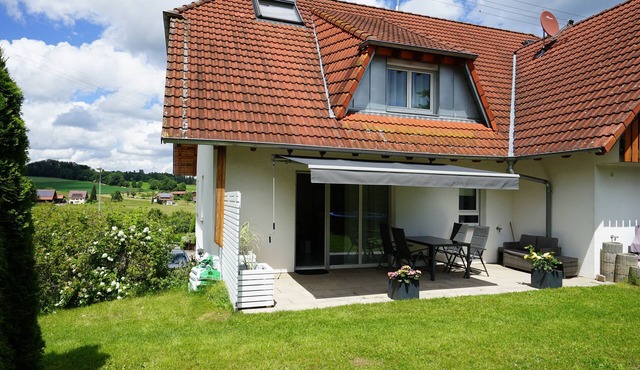 Vacation apartment with cozy terrace in the northern Black Forest