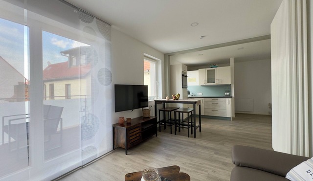 Vacation apartment above the Stadtcafé Barby