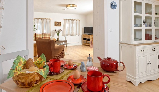 Vacation apartment Am Wasserrad Ost, 94sqm, 1 bedroom, south-facing balcony
