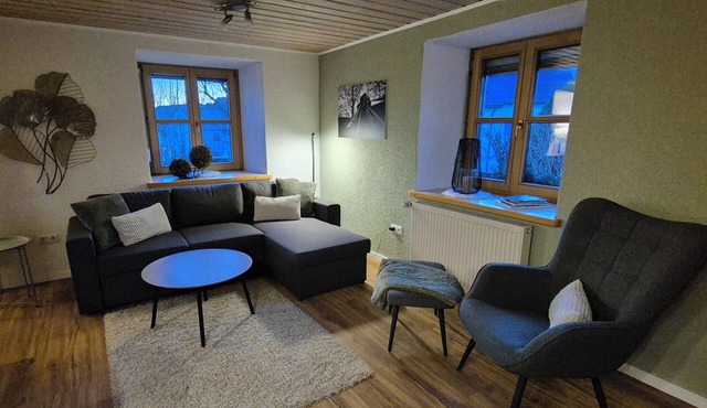 Vacation apartment "beimpostbuarn" in the heart of the Fichtelgebirge directly on the cycle path