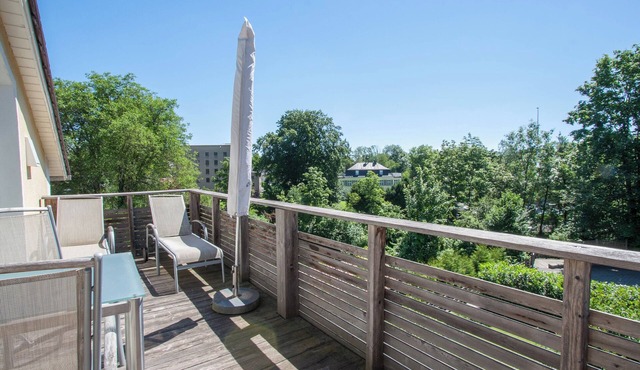 Vacation apartment 5, 50 sqm, top floor with south-facing balcony