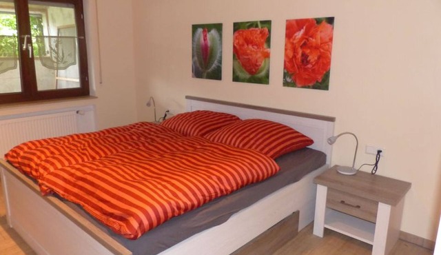 Vacation apartment, 1 bedroom, 1 living room, terrace with garden, max. 2 persons