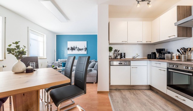 Vacation apartment in Dresden Cotta, with carport, kitchen, W-LAN, good S-Bahn connection