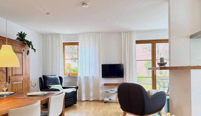 Vacation apartment in the beautiful village - idyllic location with terrace and garden