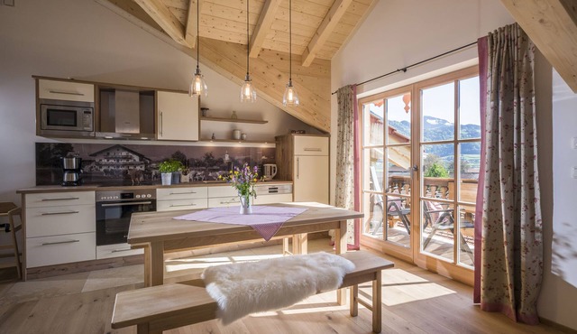 Vacation apartment Obstgarten im Zuhaus, 90 sqm with east-facing balcony and two bedrooms