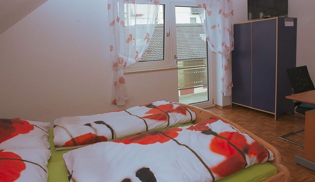 Vacation apartment with conservatory and two balconies