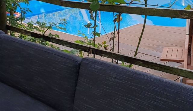 Vacation apartment with pool and fireplace for 4 people near Mittweida and Chemnitz