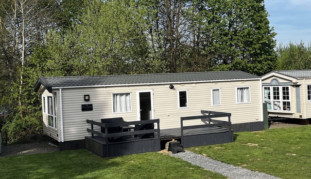 Vacation chalet on a campsite