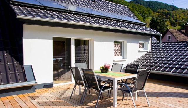 Vacation apartment with large roof terrace in Münstertal in the Black Forest