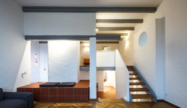 Vacation home - Bauhaus style, fenced garden, fireplace