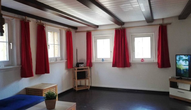 Vacation home, 70sqm, 1 bedroom, 1 living/bedroom, with garden