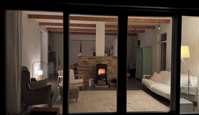 Vacation home in the crane village - with sauna and fireplace