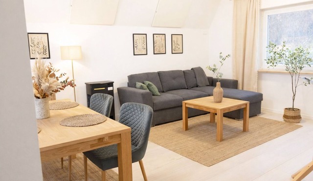 Vacation home Seeblick Westerwald +high-quality furnishings+free beach access
