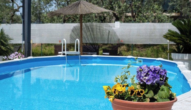 Vacation home with swimming pool and hot tub relaxation and tranquility