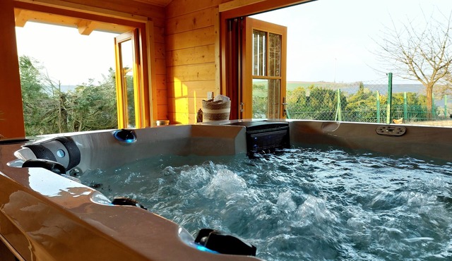 Vacation home with garden, playground, whirlpool, wood-fired sauna, pet-friendly